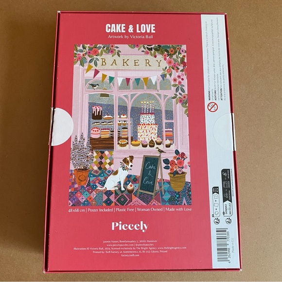 Piecely 1000 Piece Puzzle- “Cake and Love” - Picture 3 of 3